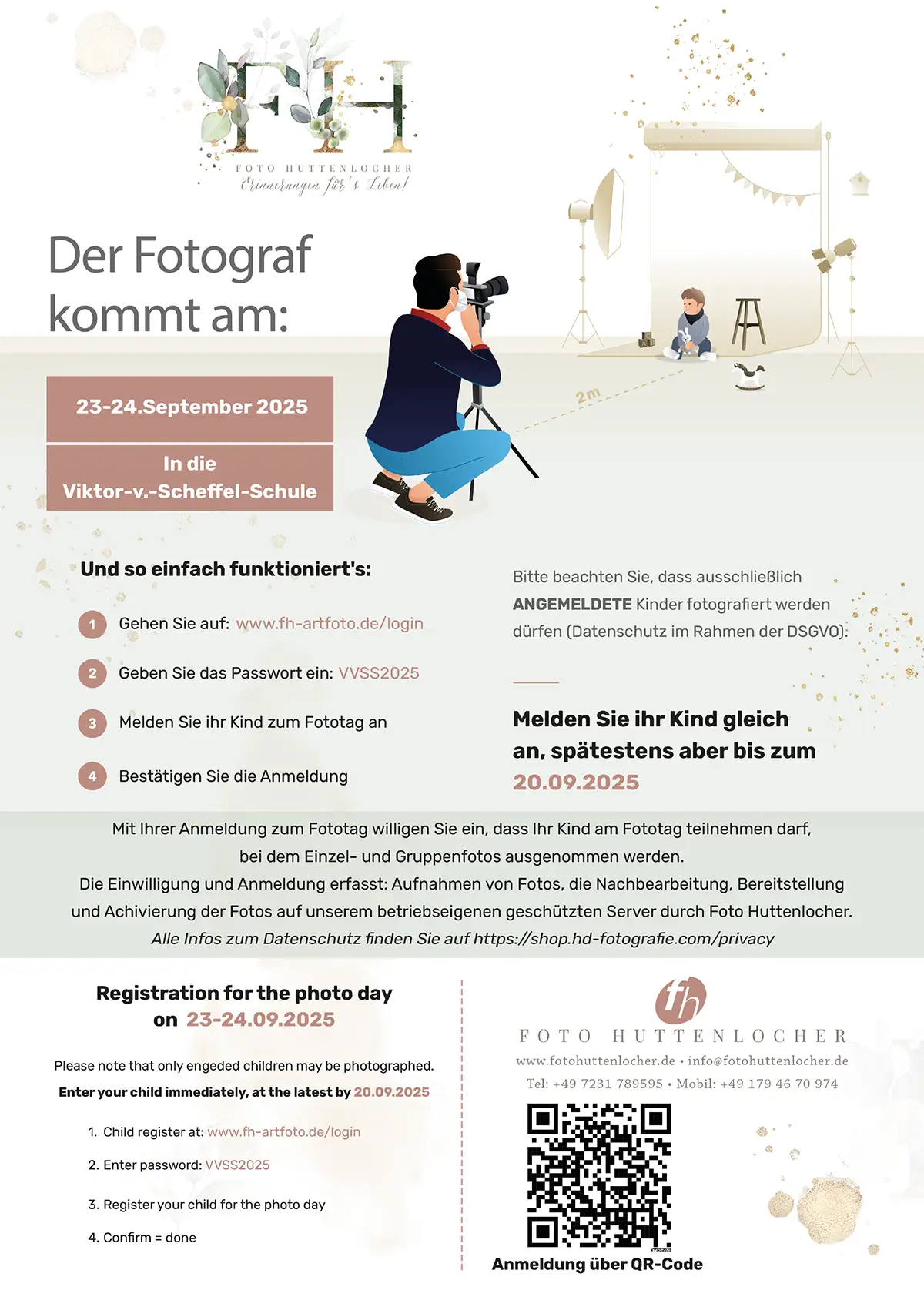 Der Fotograf kommt